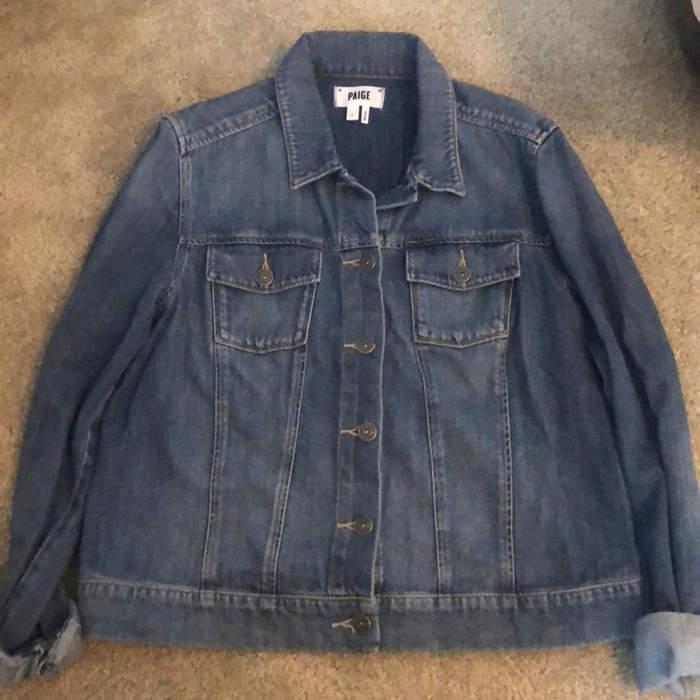 Paige large denim jacket